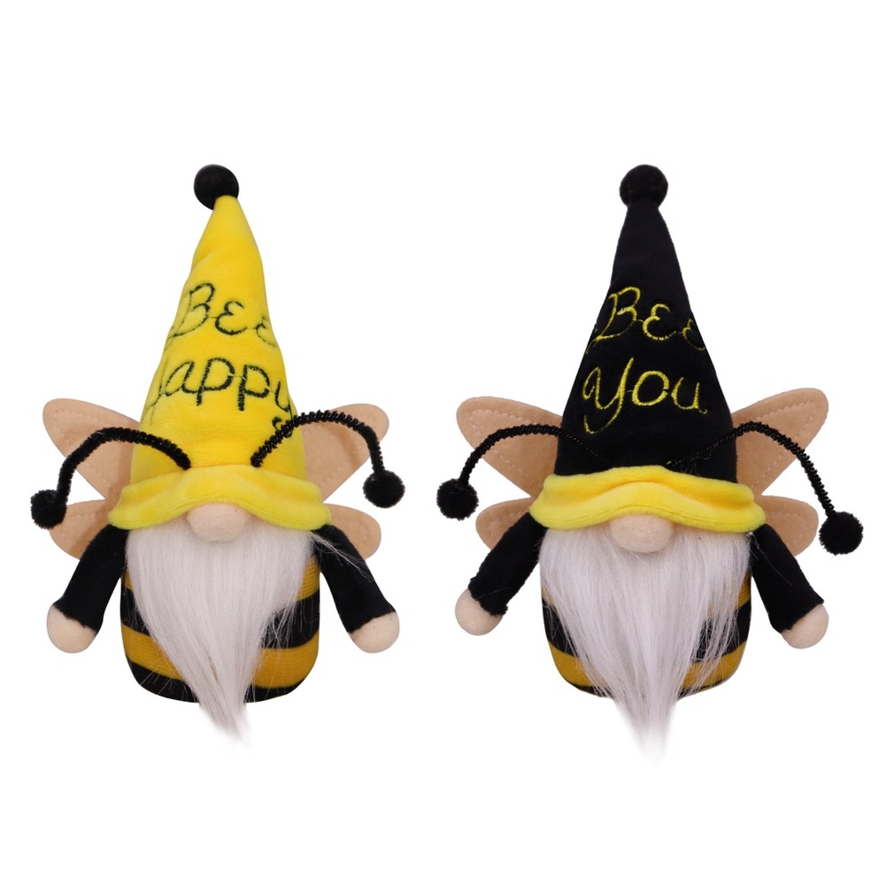 Plush Bee Gnome Set